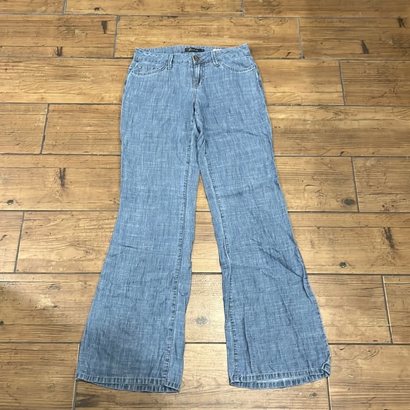 Anthropologie Pants - Anthropologie Wide Leg Linen Pants